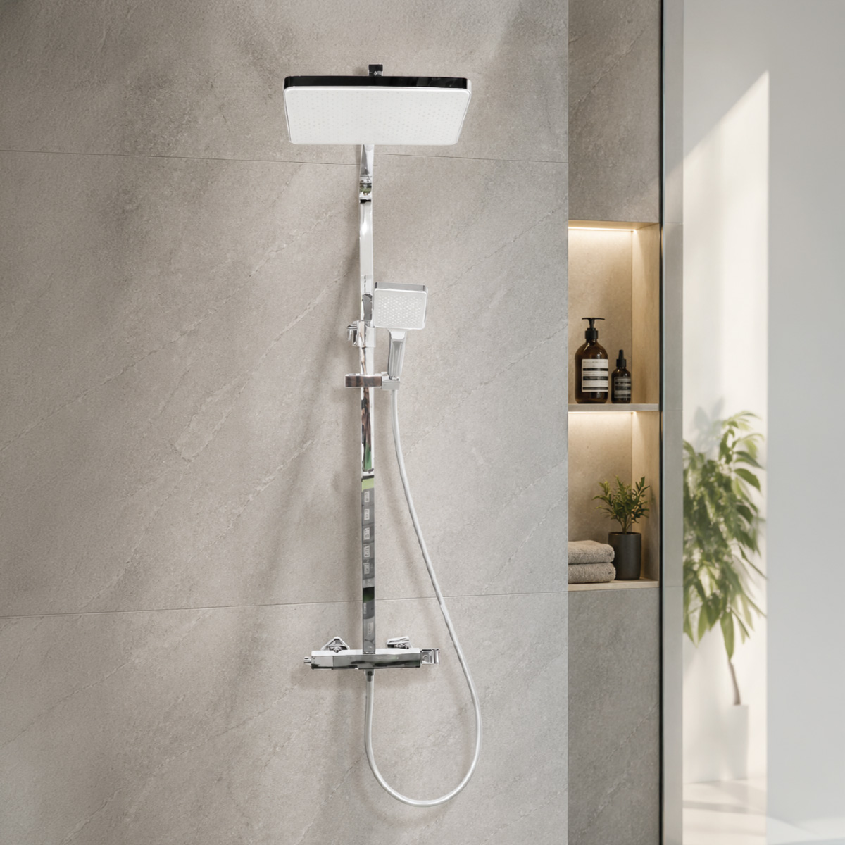 Commercial Brass Shower