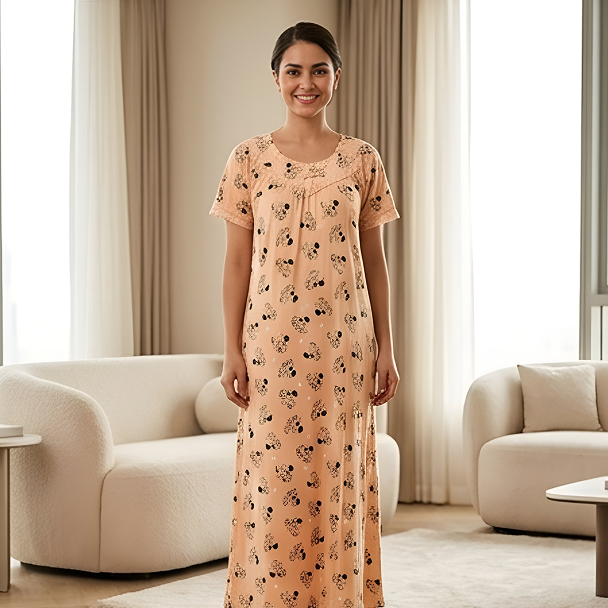 Ladies Midi Gown