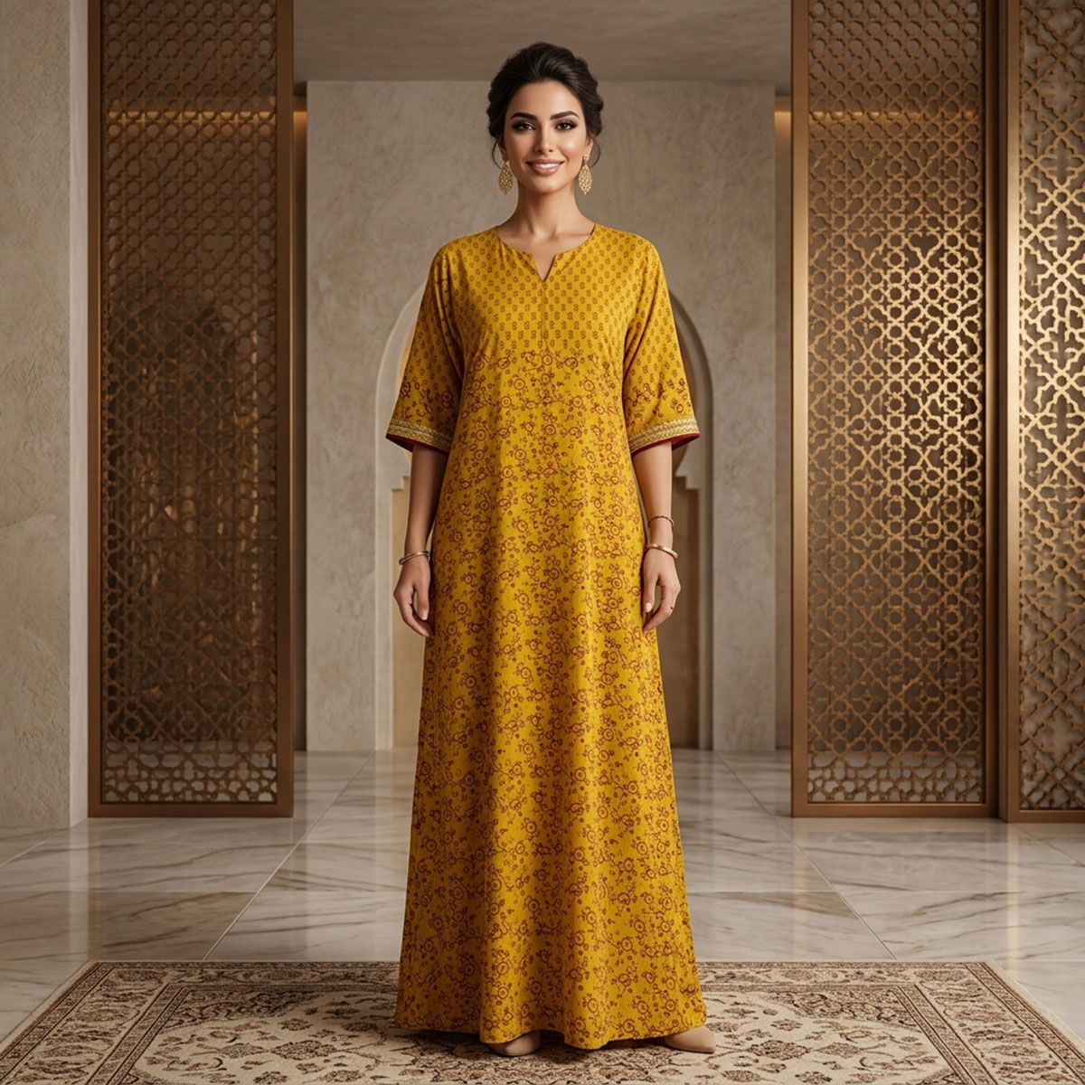 Ladies Takkam Jalabiya Short Sleeve