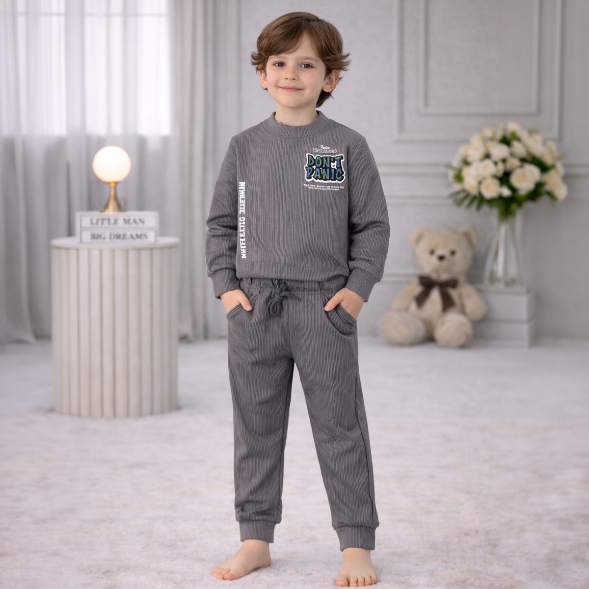 Boys T-Shirt Set Long Sleeve 2 Piece