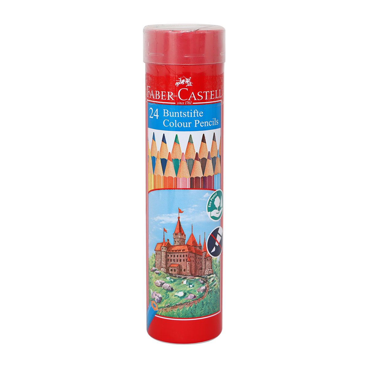 Fc Color Pencl Round Tin 24 Co