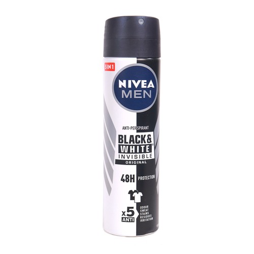 Nivea Invisible Black & White Deodorant Spray 150ml