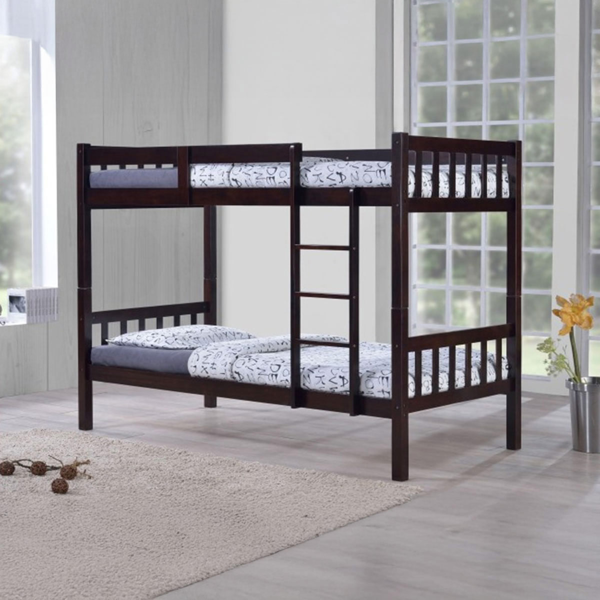 Wooden Bunk Bed 90x190cm