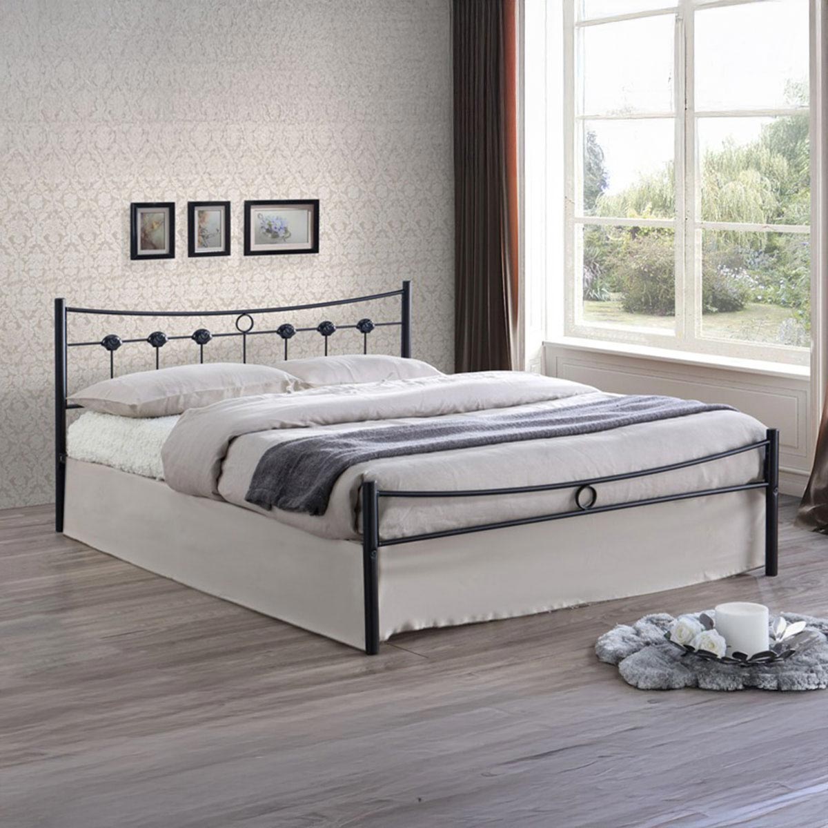 Metal Queen Bed 90x190cm