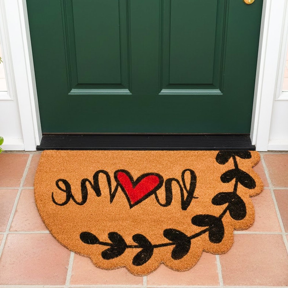PVC Coco Mat Printed Shape