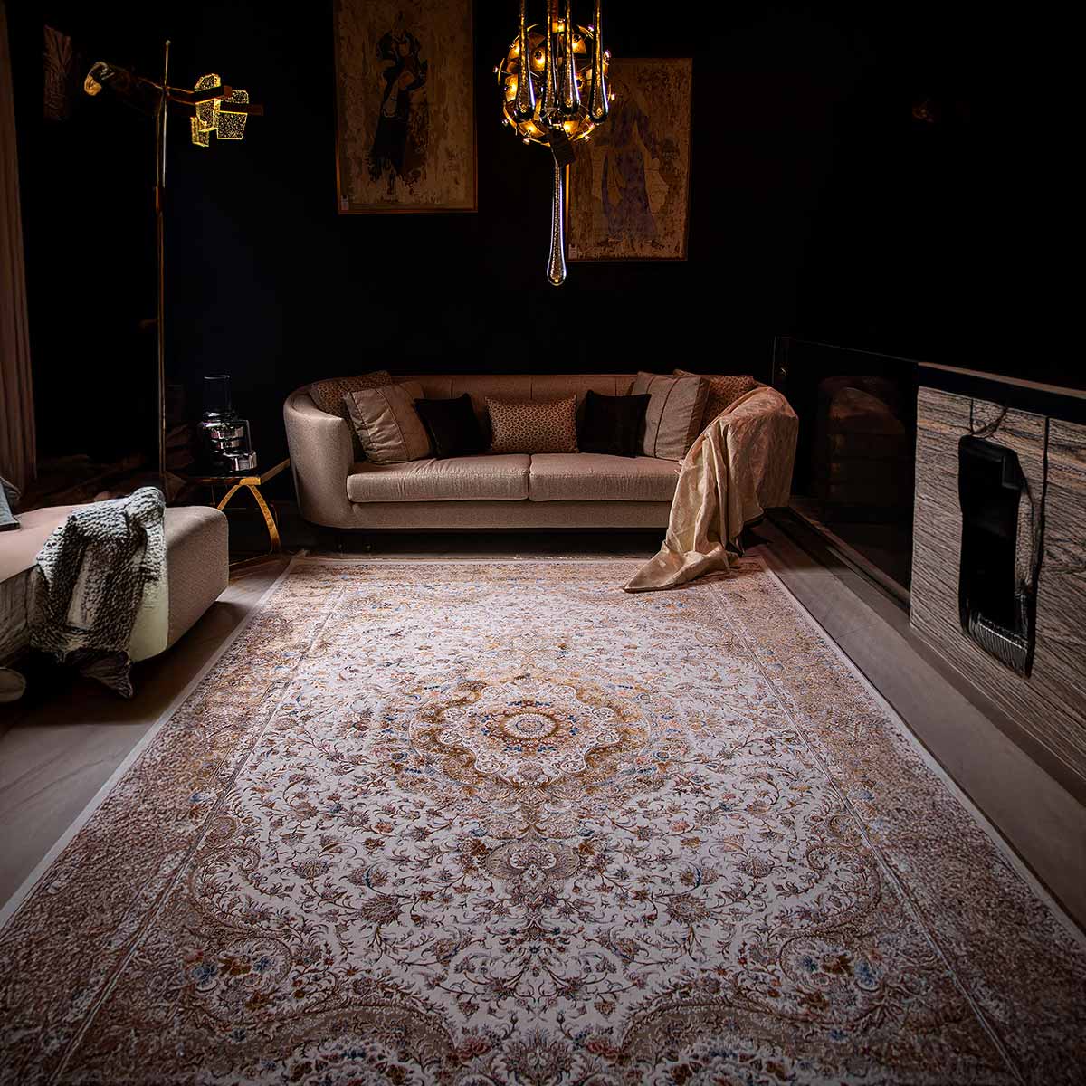 Miras Acrylic Viscose Carpet 250x350cm