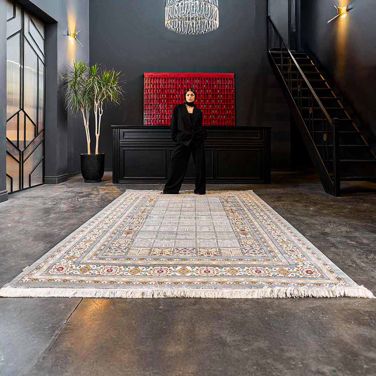 Novin Rug Silver 60x90
