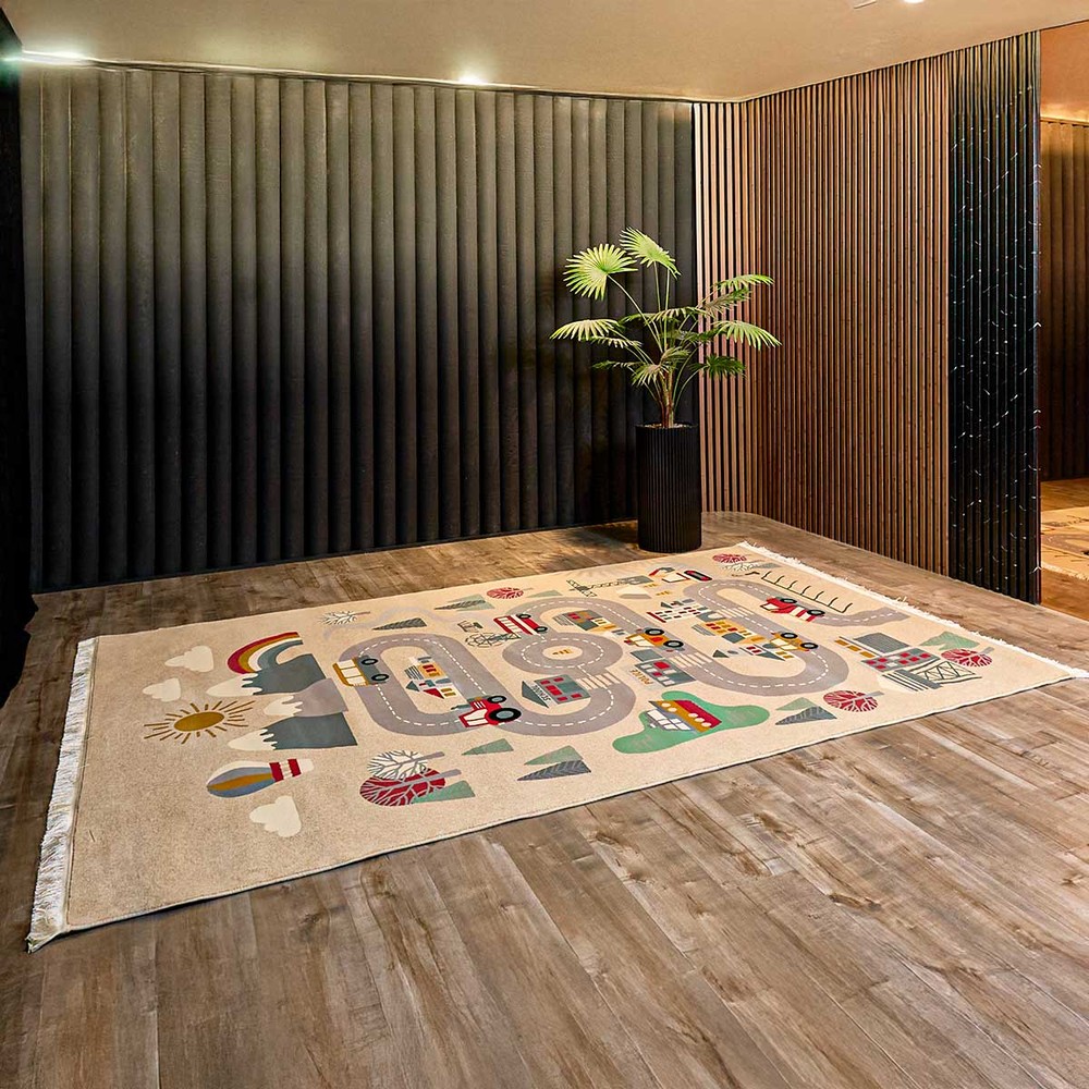 Pooya Rug Beige 60x90