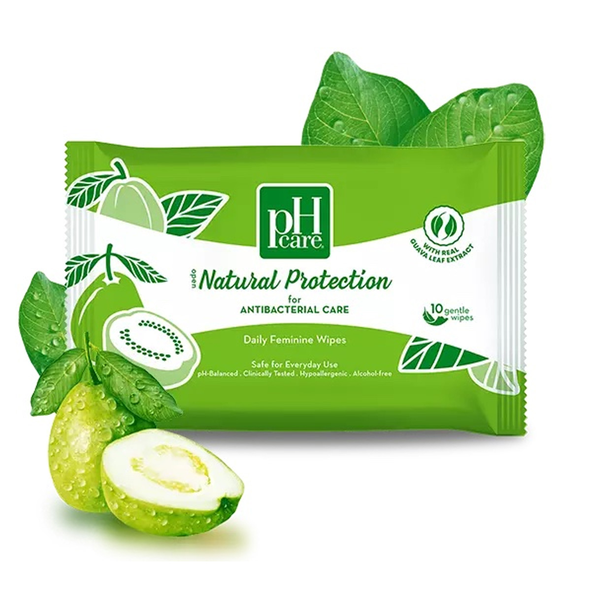 PH Care Feminine Wipes Natural Protect
