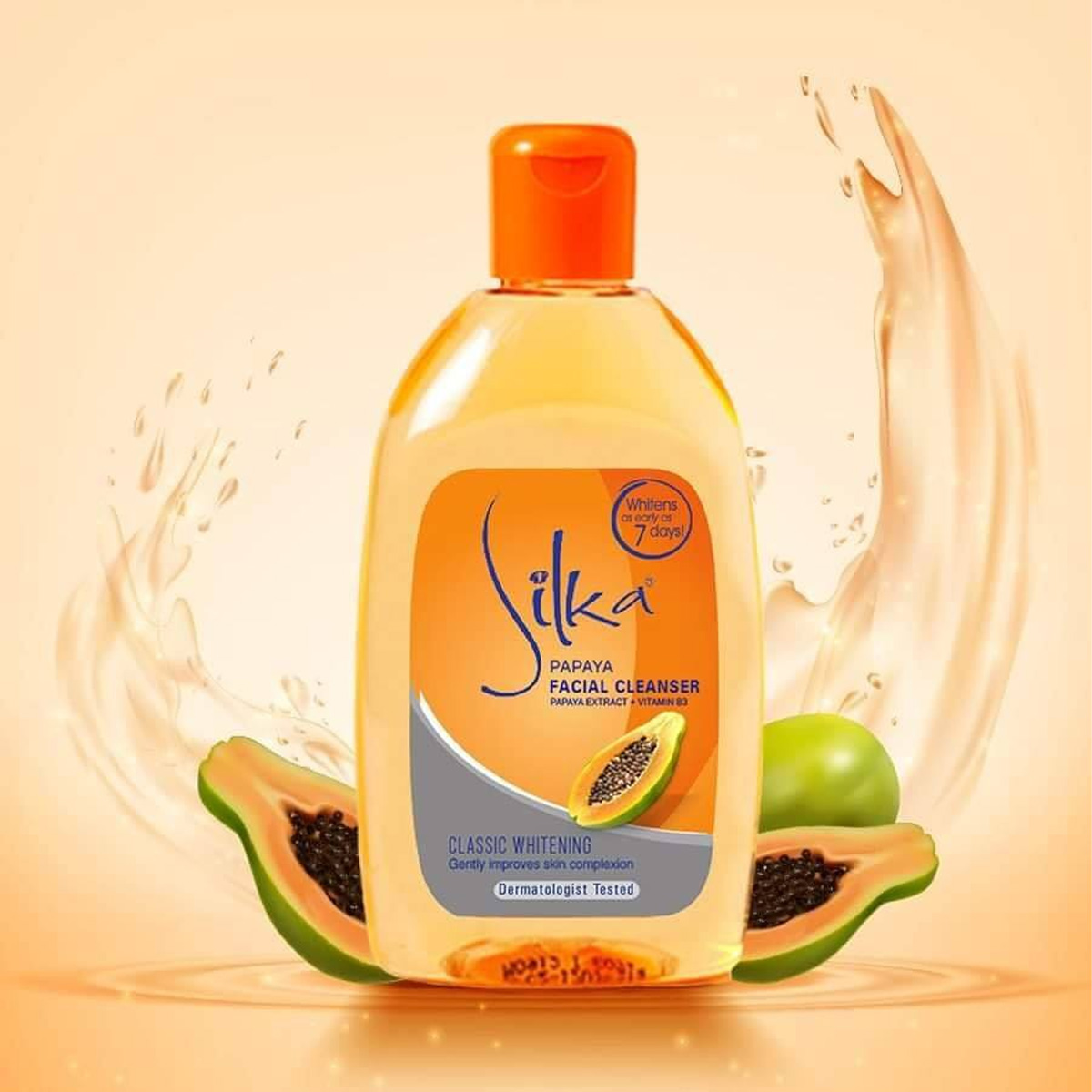Silka Papaya Facial Cleanser 150ml