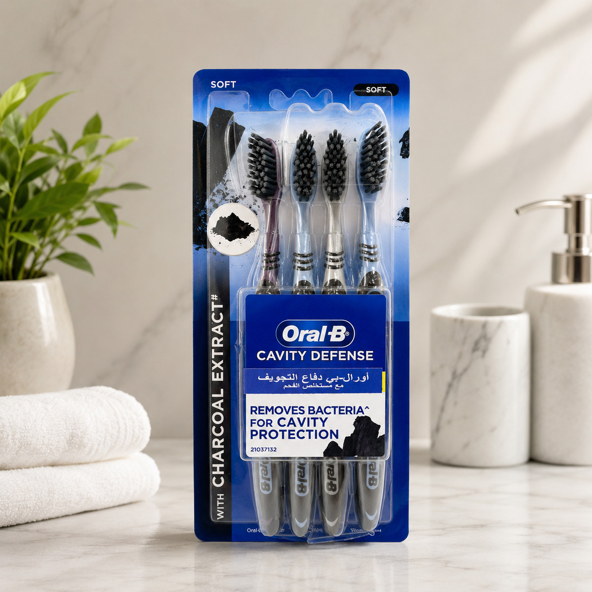 Oral-B Charcoal Toothbrush 4pcs