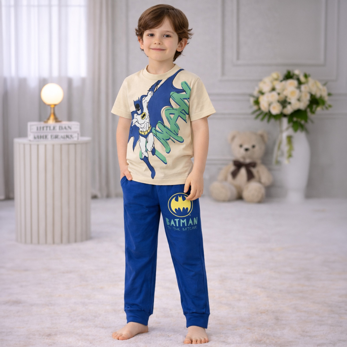 Boys Sleeveless Pyjama Set