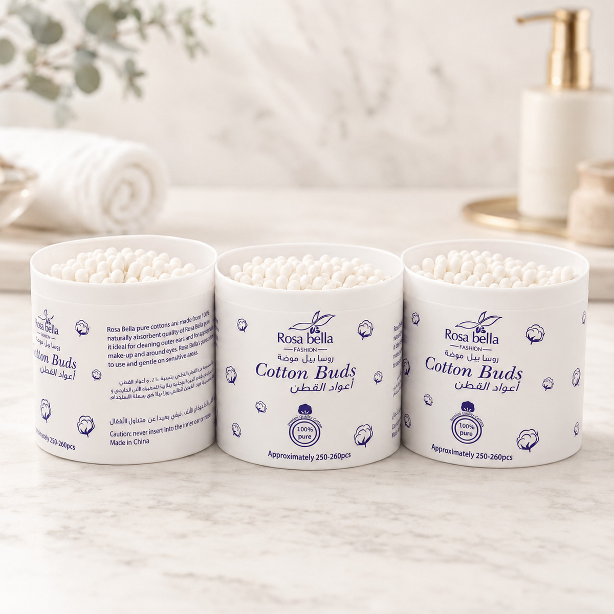 Cotton Buds Set 3 Piece