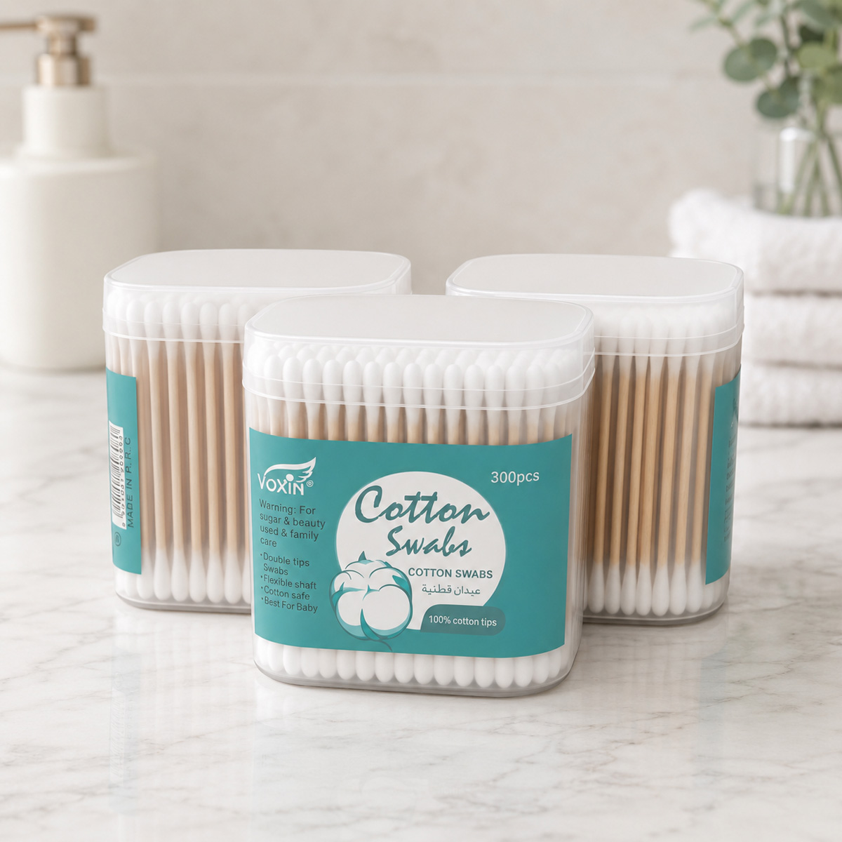 Cotton Buds Set 3 Piece