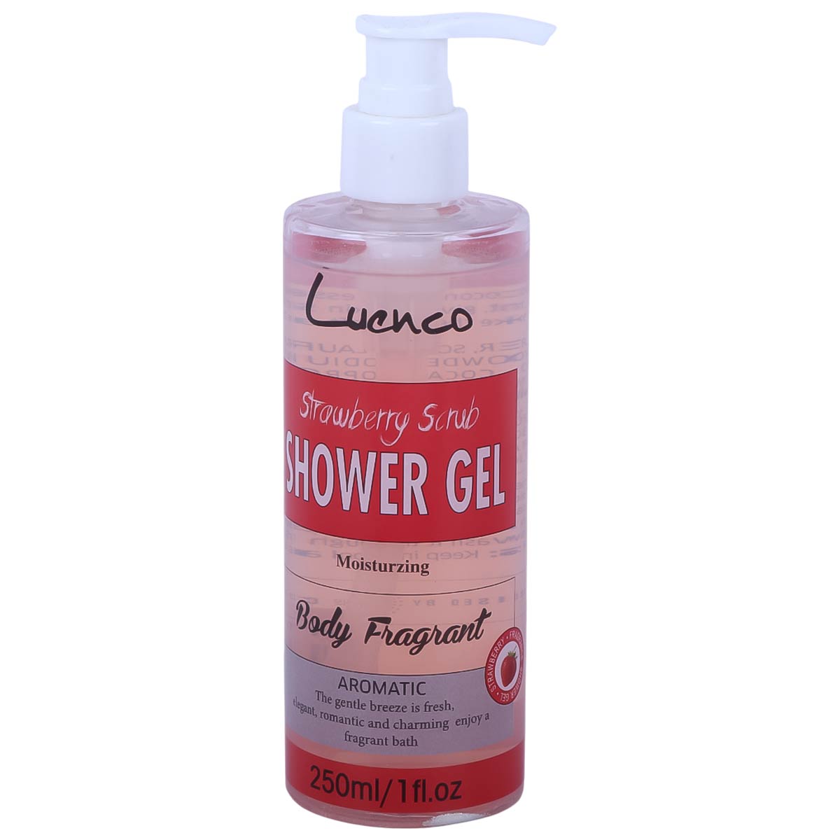 Luenco Moisturizing Aromatic Strawberry Scrub Shower Gel 250ml