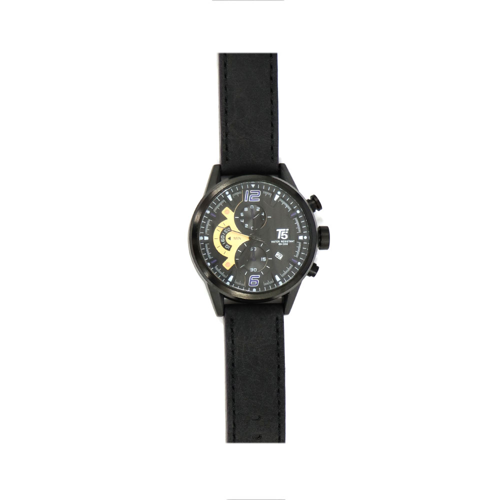 Men's Leather Watch with Box