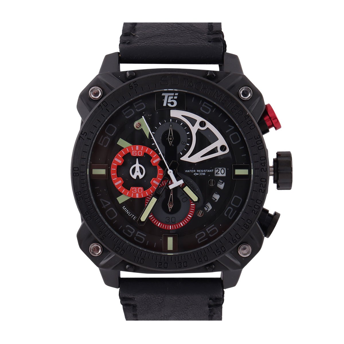 Men's Leather Watch with Box