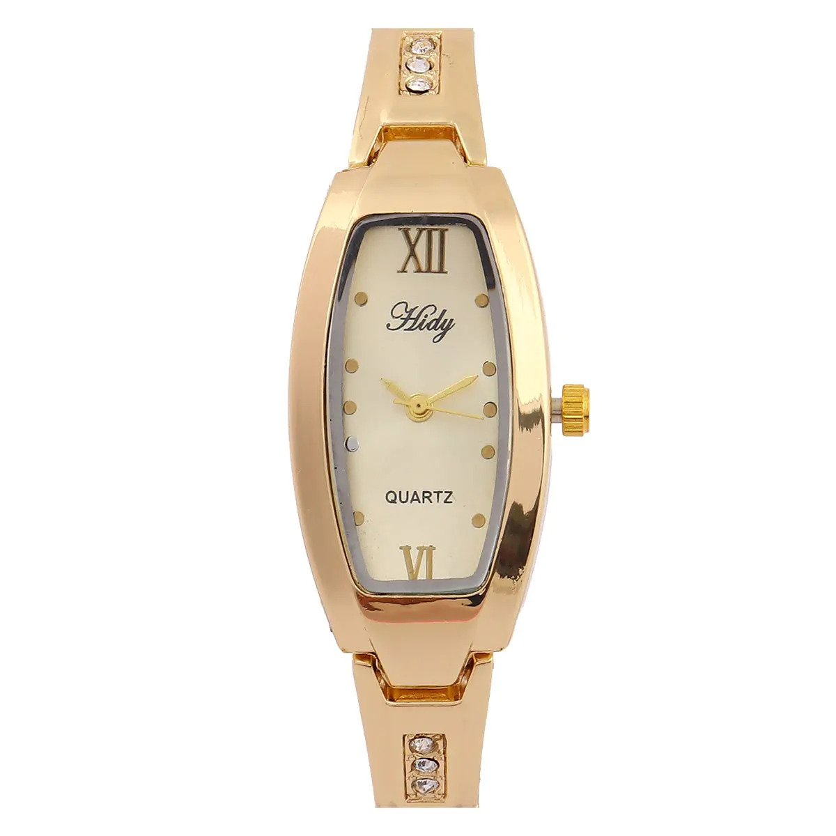 Ladies Metal Watch Gold