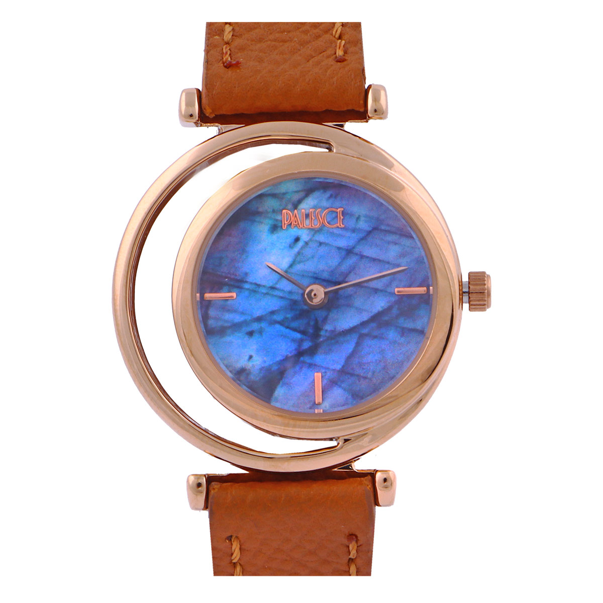 Ladies Leather Watch Brown Free Size