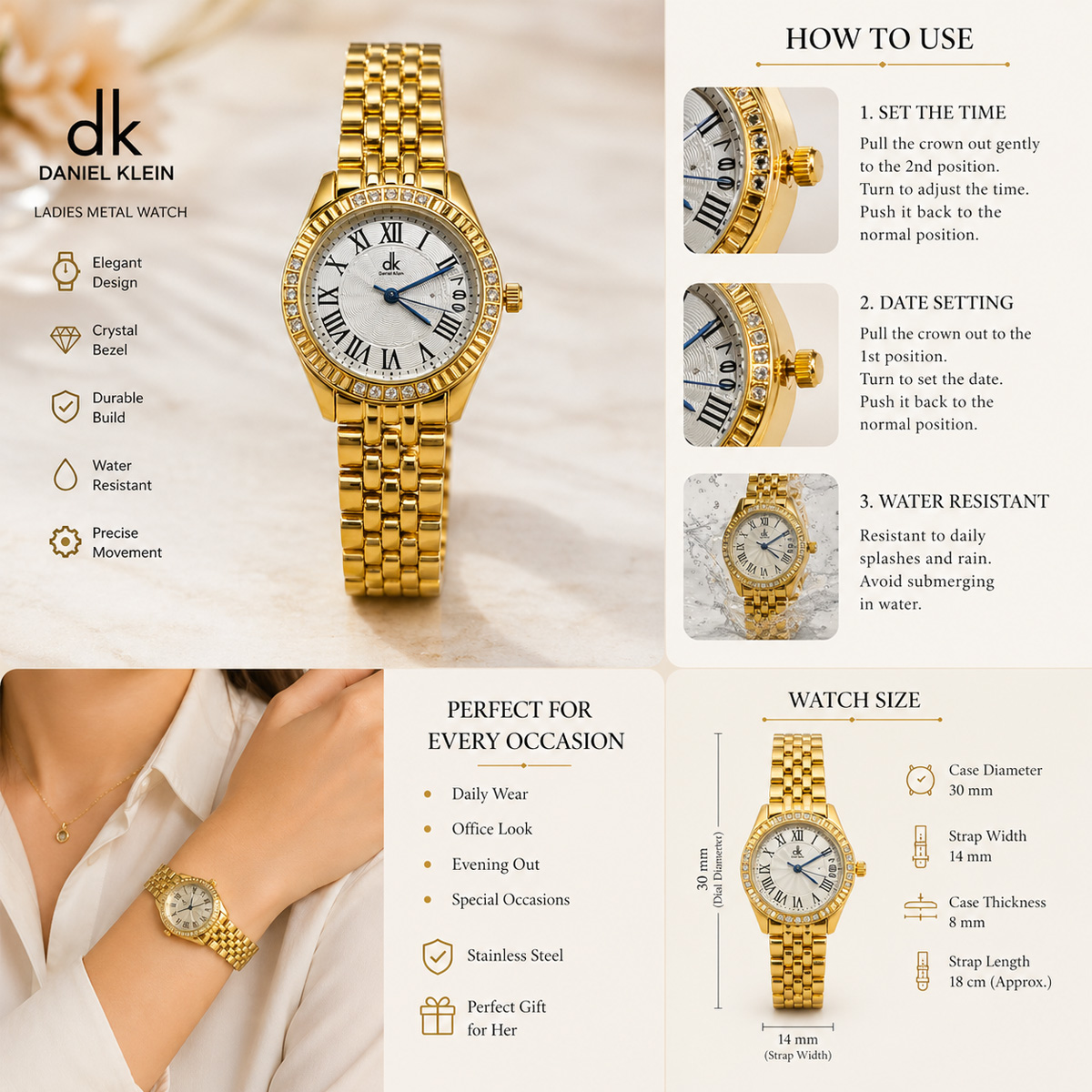 Ladies Metal Watch
