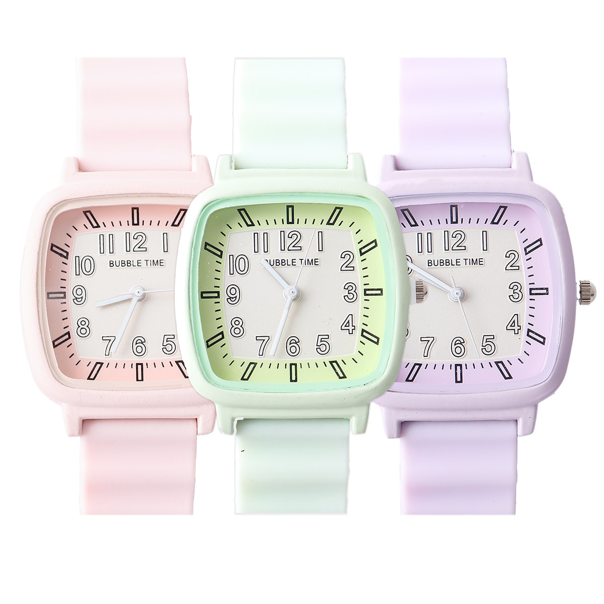 Ladies Rubber Strap Watch