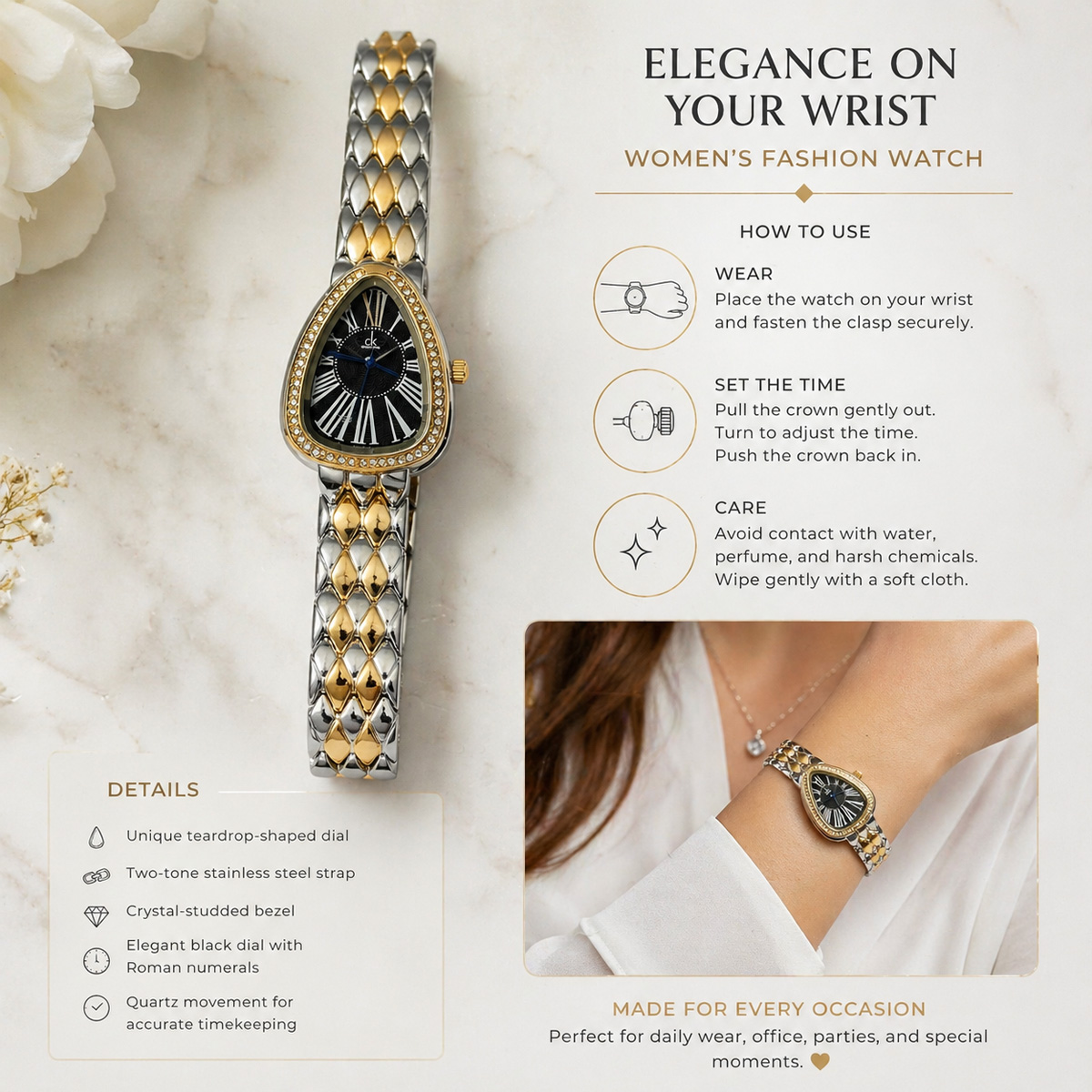 Ladies Metal Watch