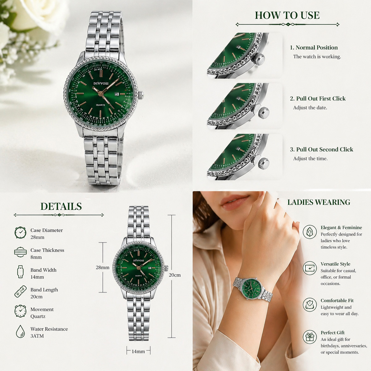 Ladies Metal Watch