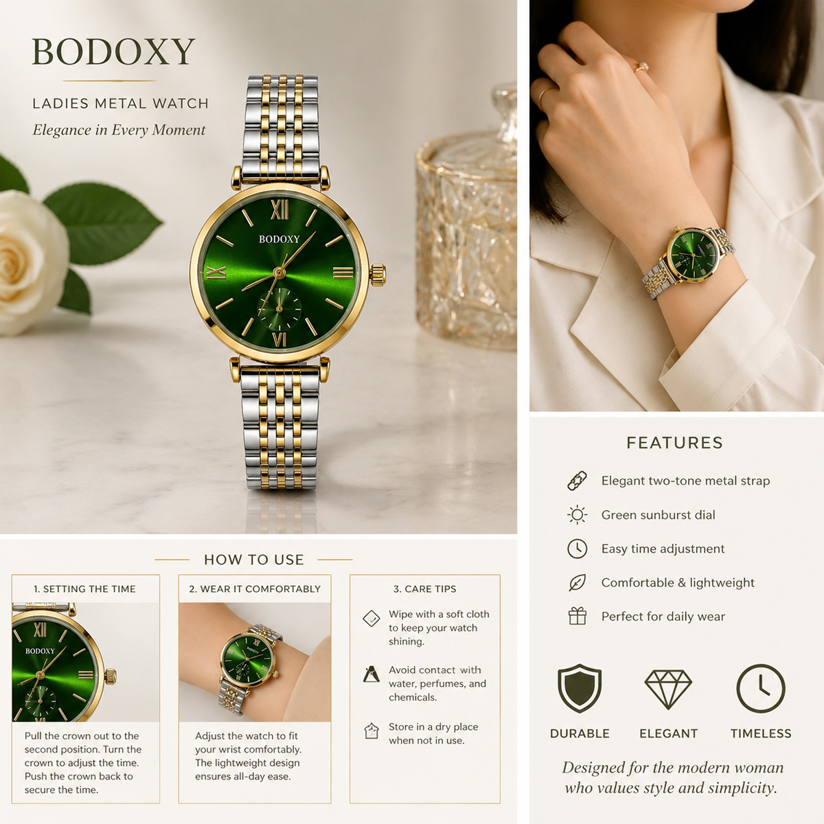 Ladies Metal Watch