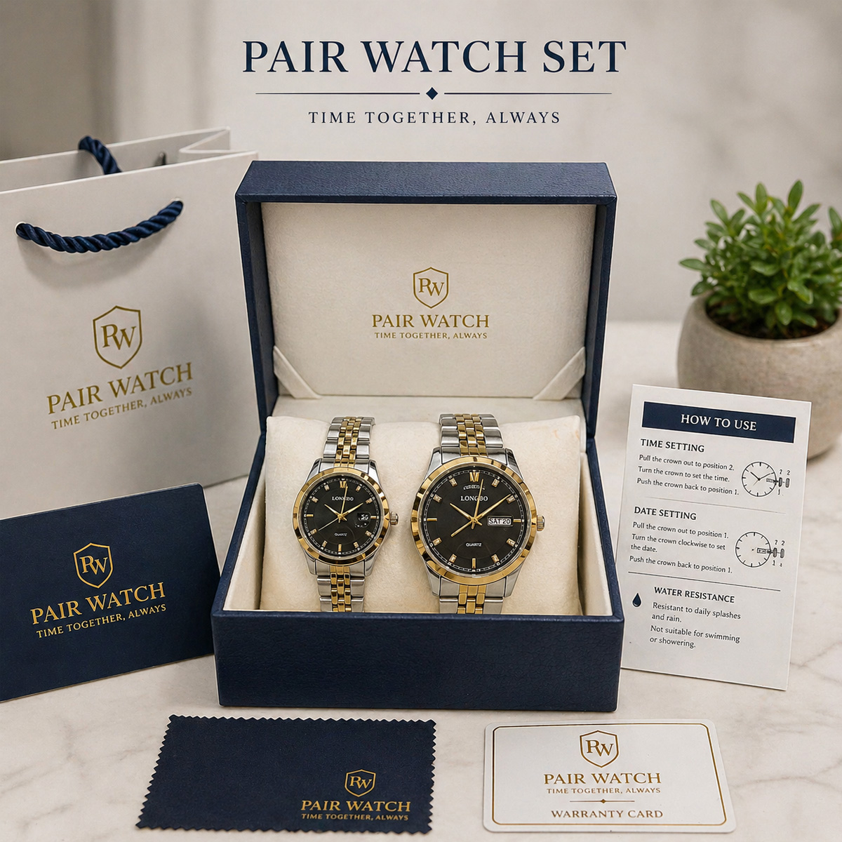 Pair Watch Gift Set