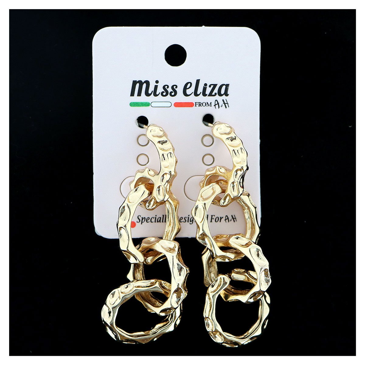 Ladies Golden Earrings