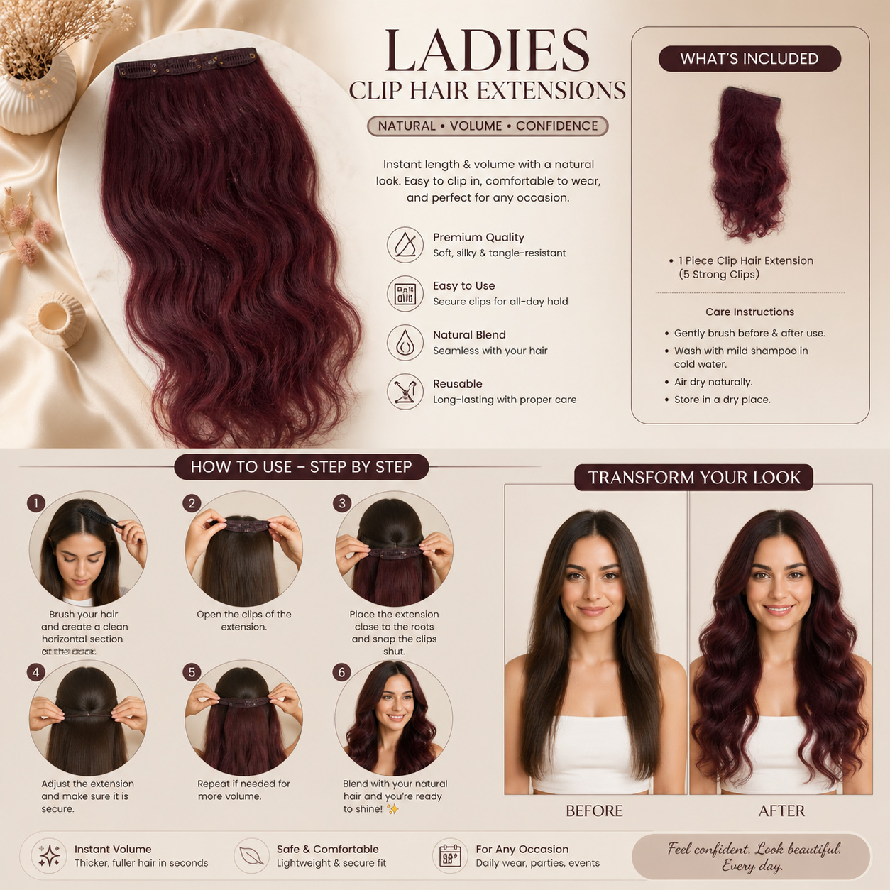 Clip Hair Extensions