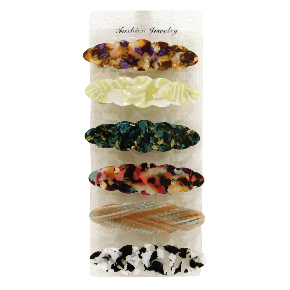 Acrylic Hair Clip Set