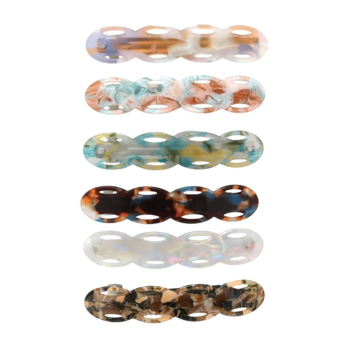 Acrylic Hair Clip Set