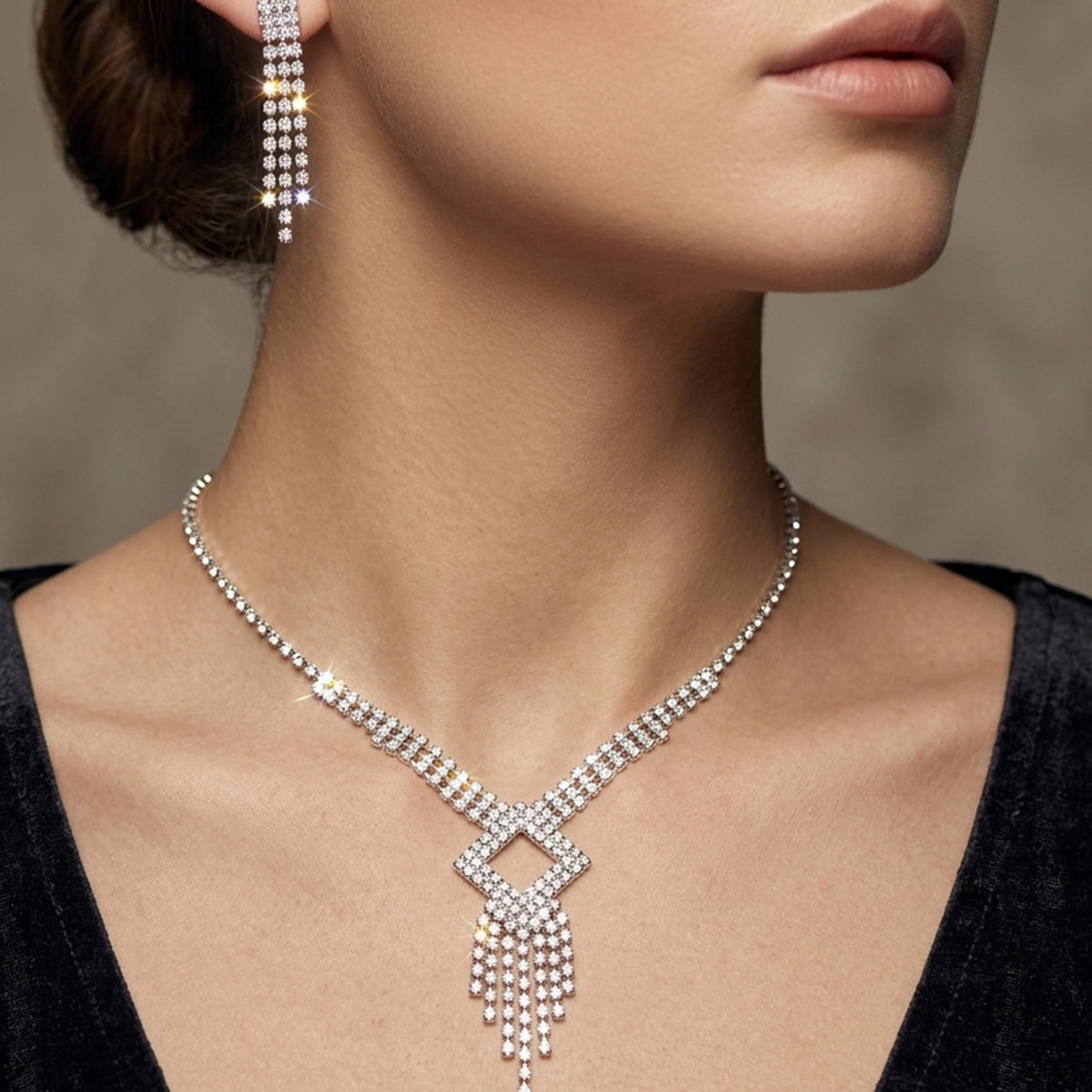 Crystal Necklace Set