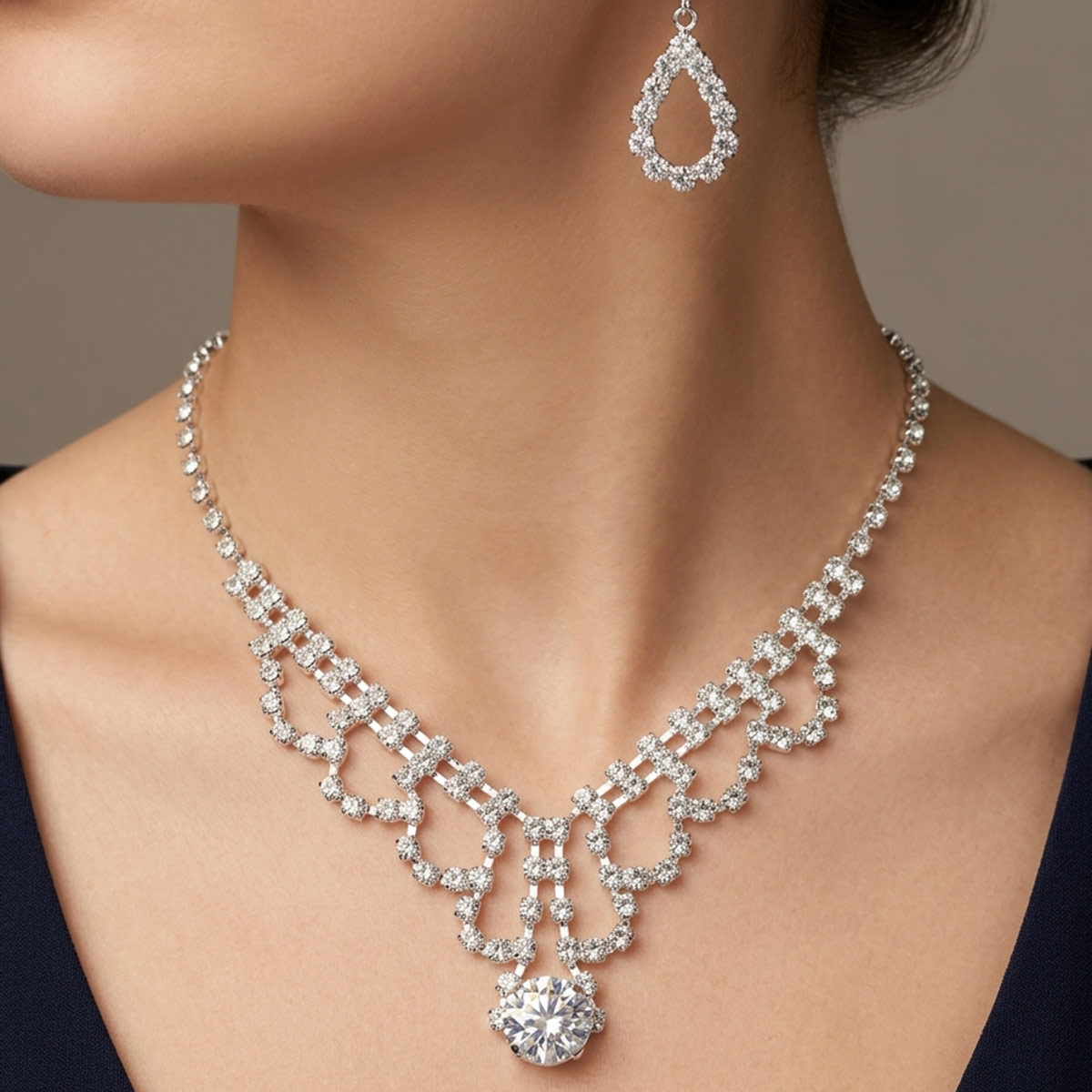 Crystal Necklace Set