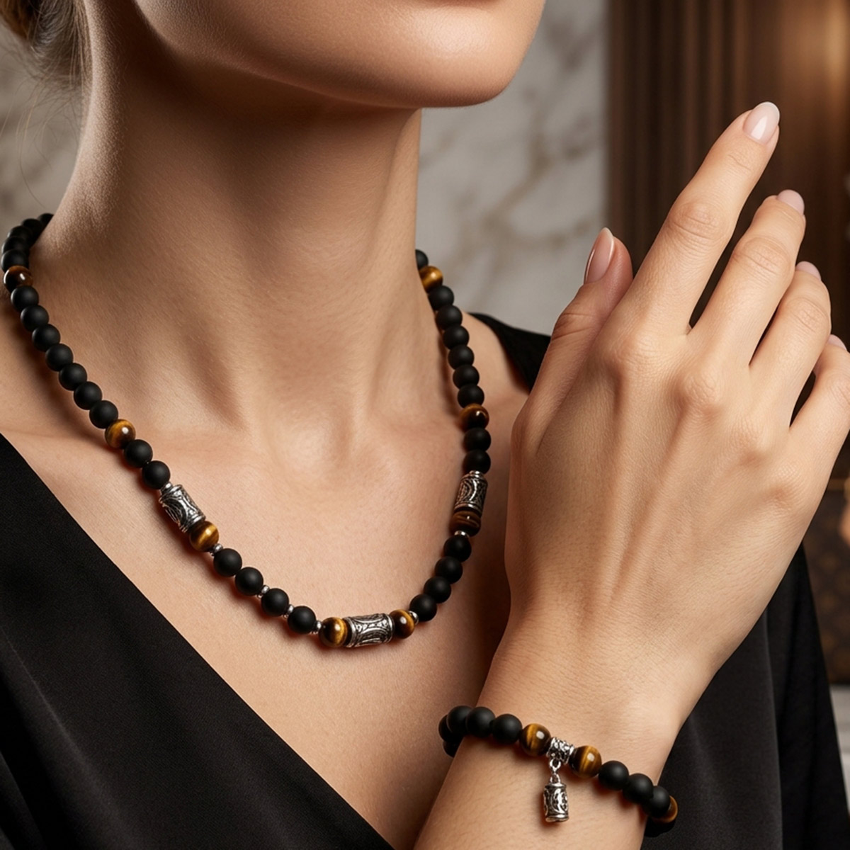 Men Necklace Set