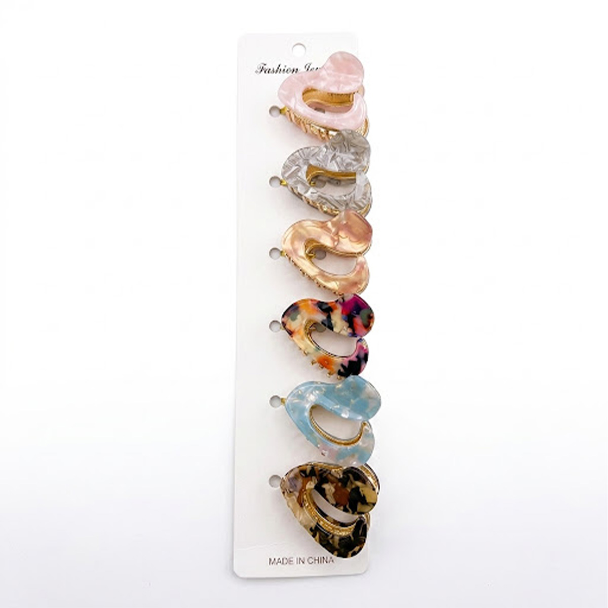 Metal Jaw Clip Set 6 Piece