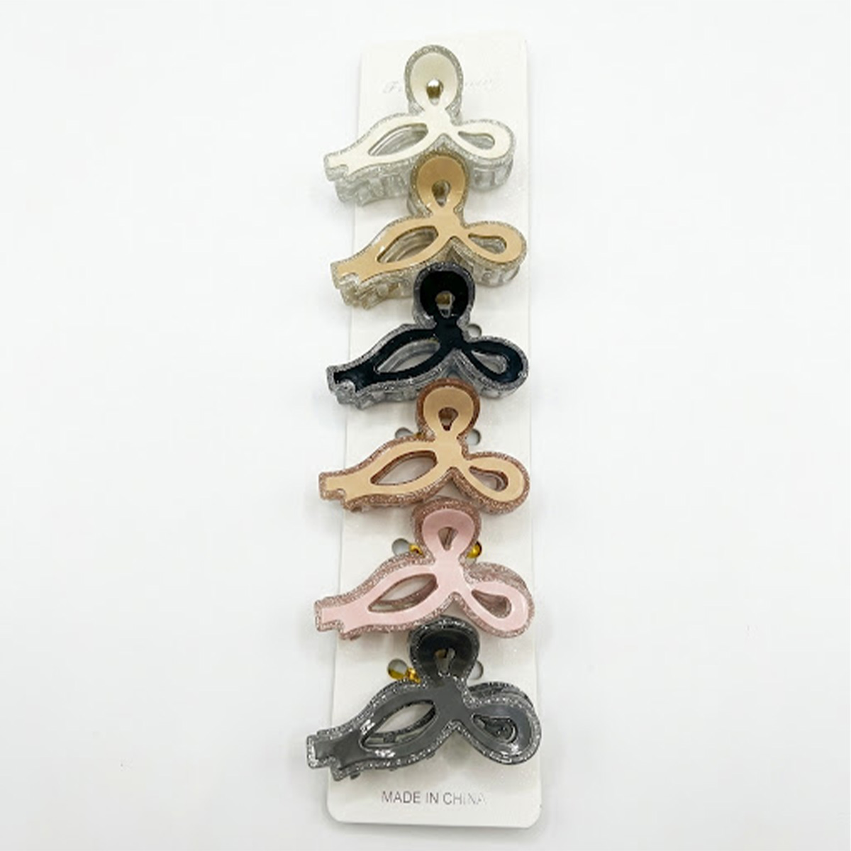 Acrylic Jaw Clip Set 6 Piece
