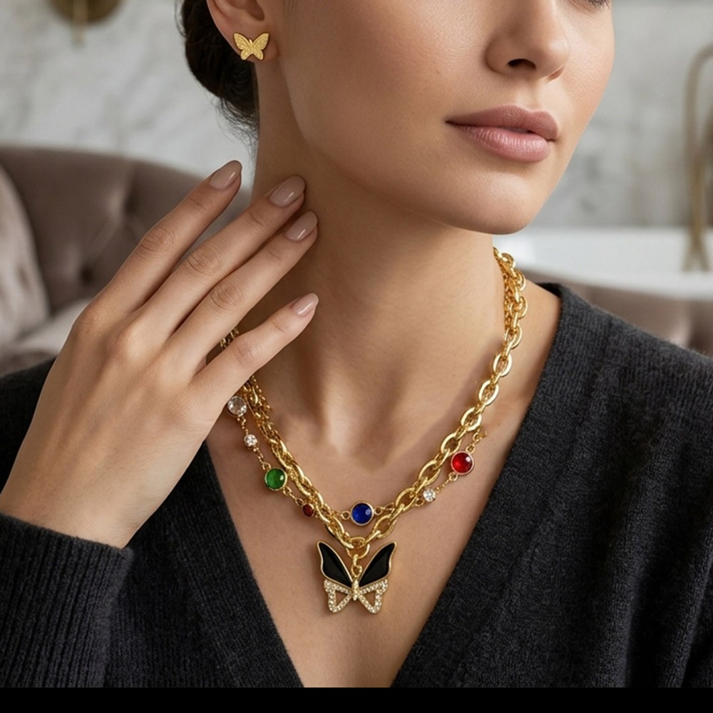 Chain Necklace Set