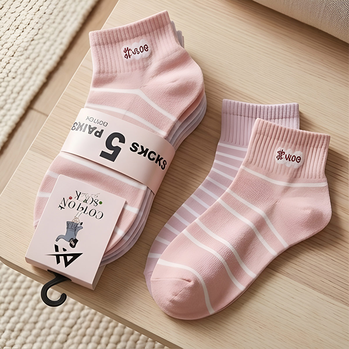 Ladies Socks 5 Piece