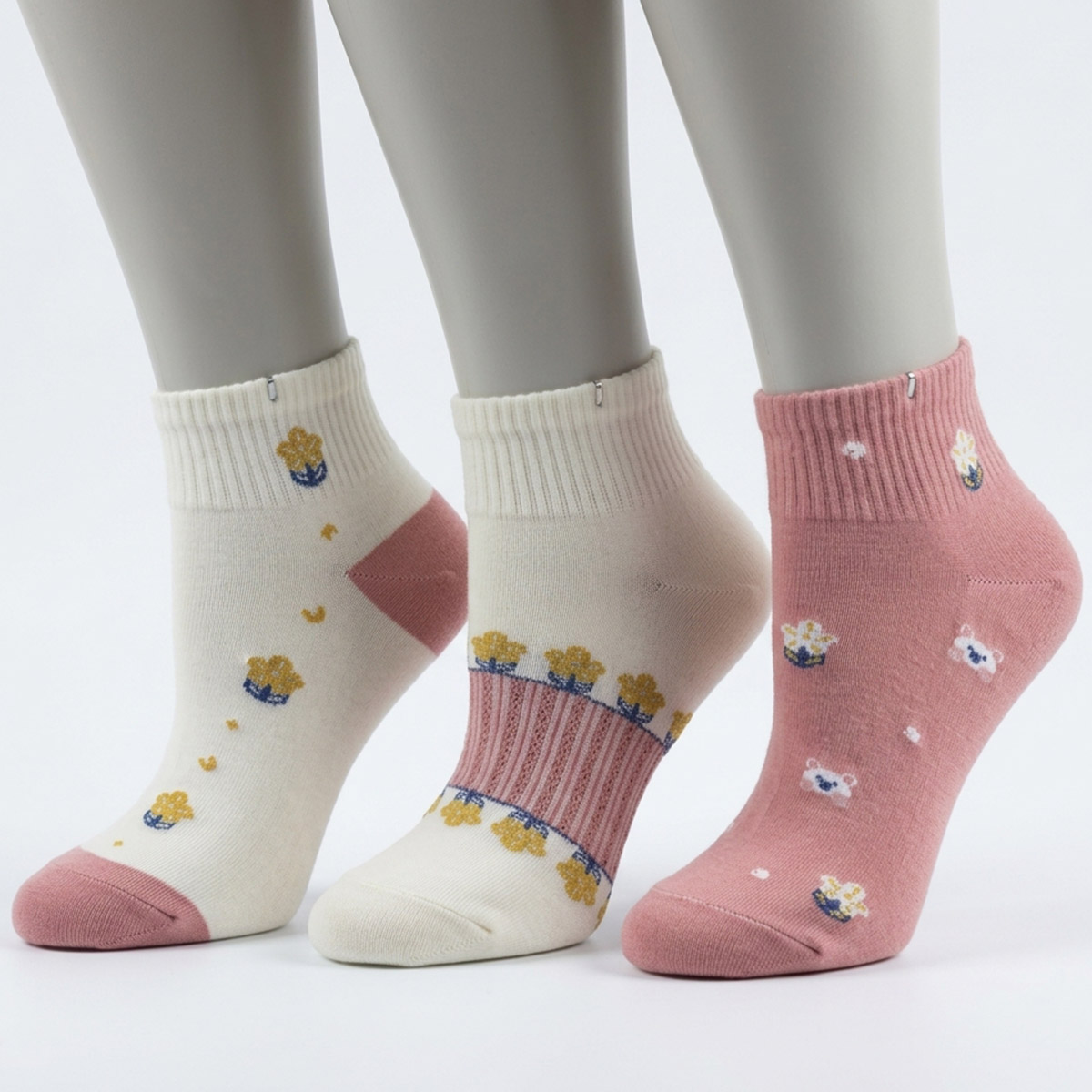 Ladies Socks 3 Piece