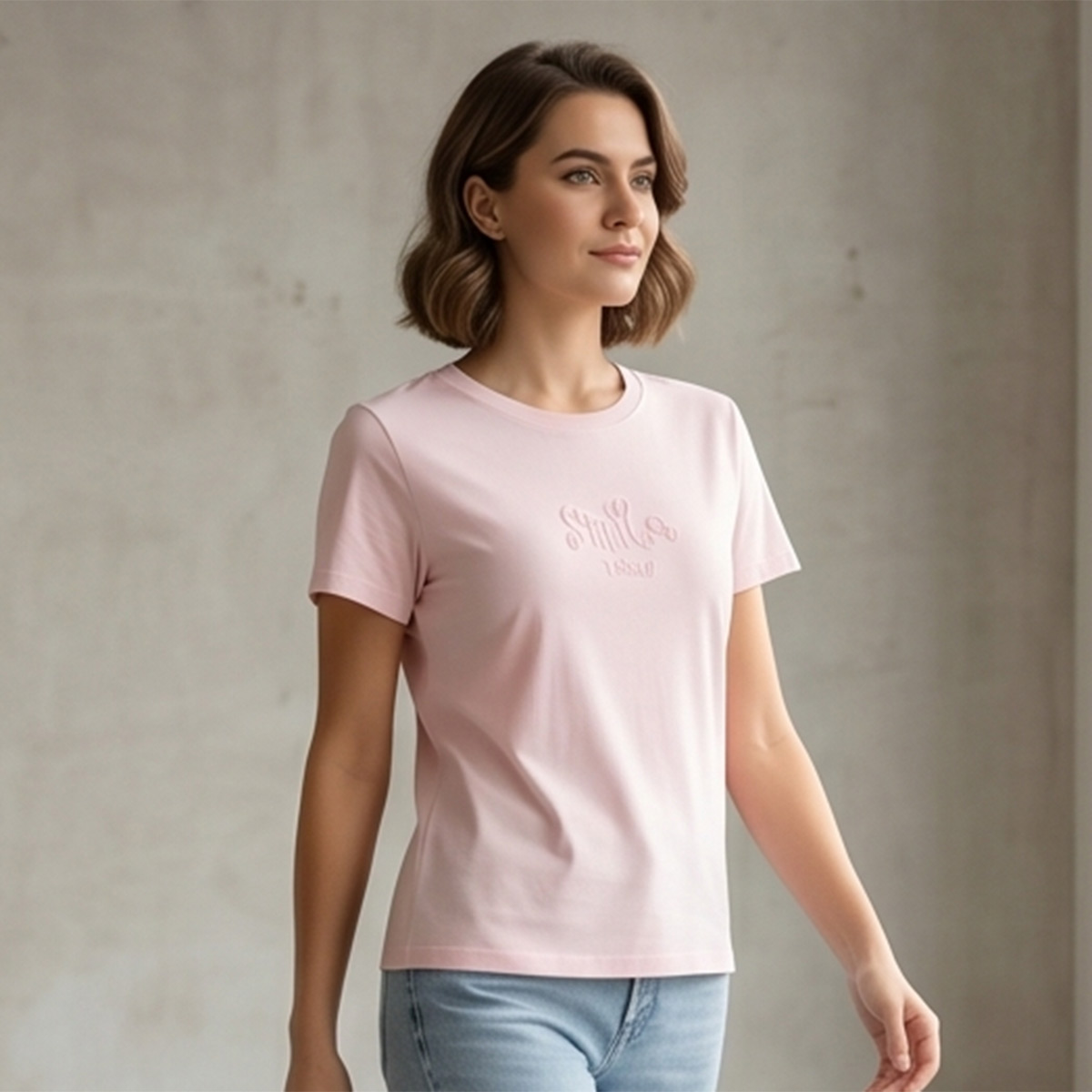 Ladies Printed T-Shirt Short Sleeve