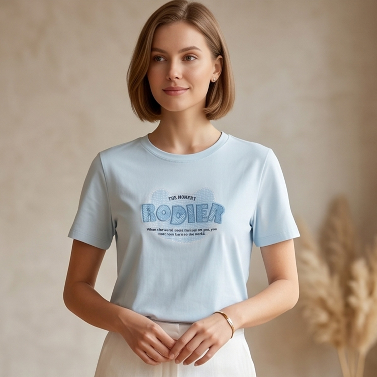 Ladies Printed T-Shirt Short Sleeve