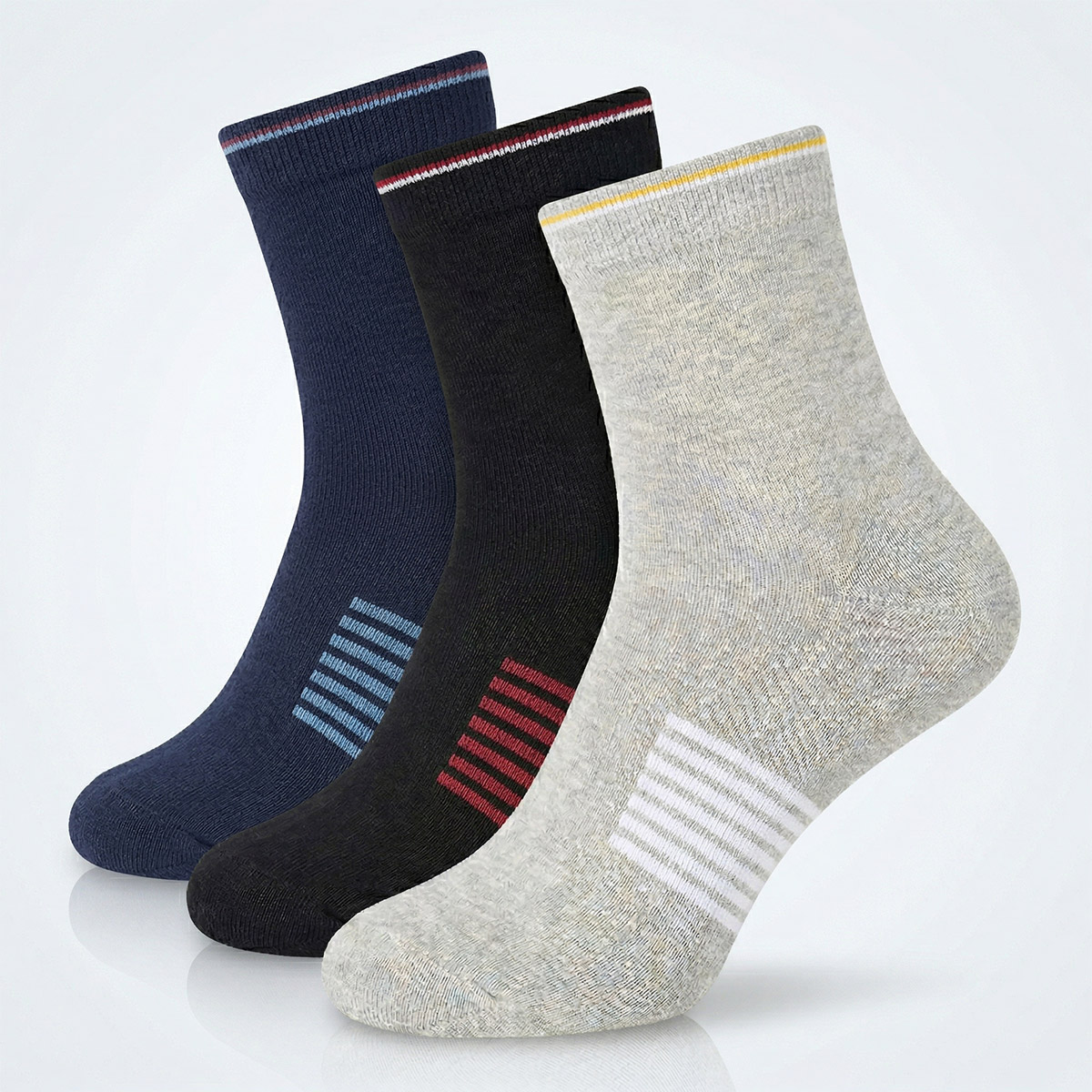 Men Plain Socks Pack 3
