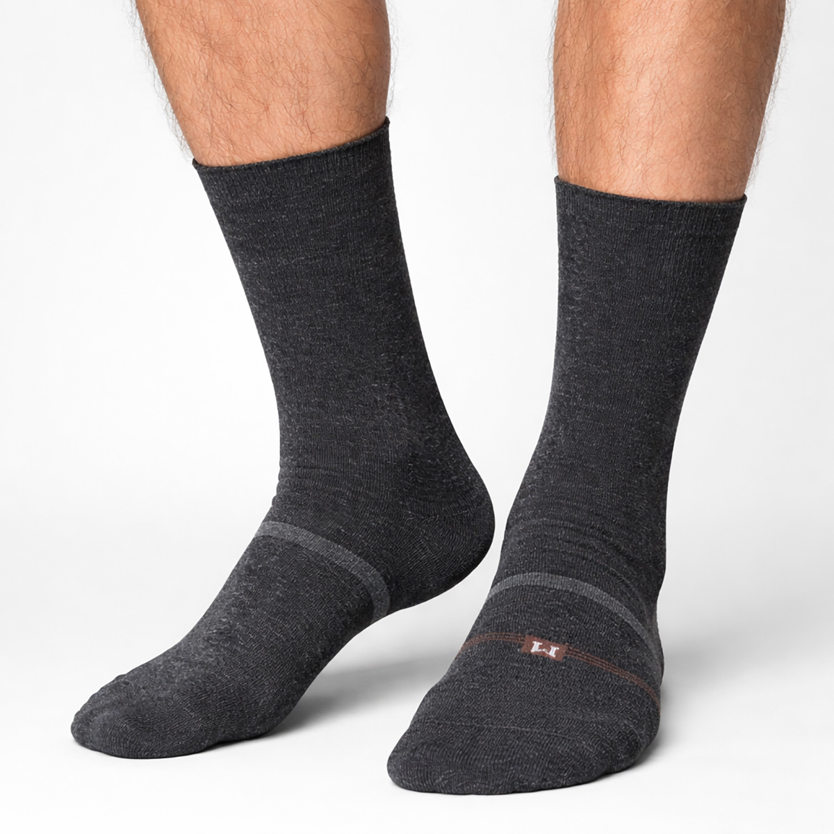 Mens Plain Socks Pack 5 Piece