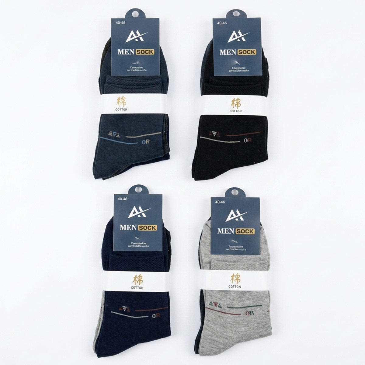 Men Design Socks Pack 3 Pair