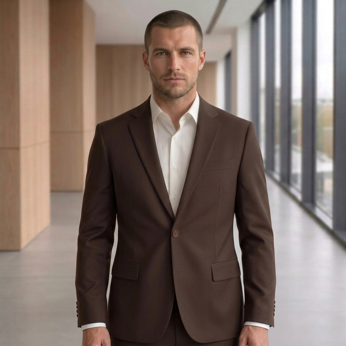 Men Plain Blazer