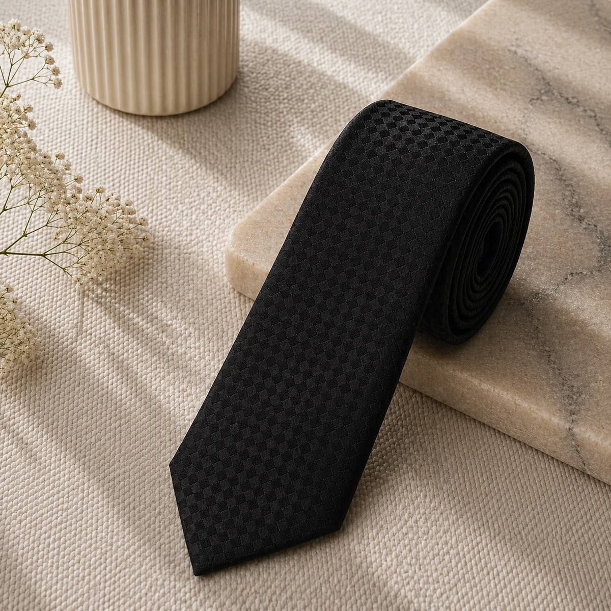 Men Slim Fit Tie 7cm 