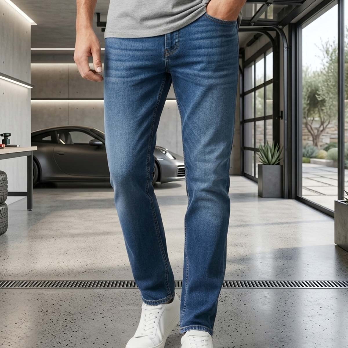Men Skinny Slim Fit Jeans