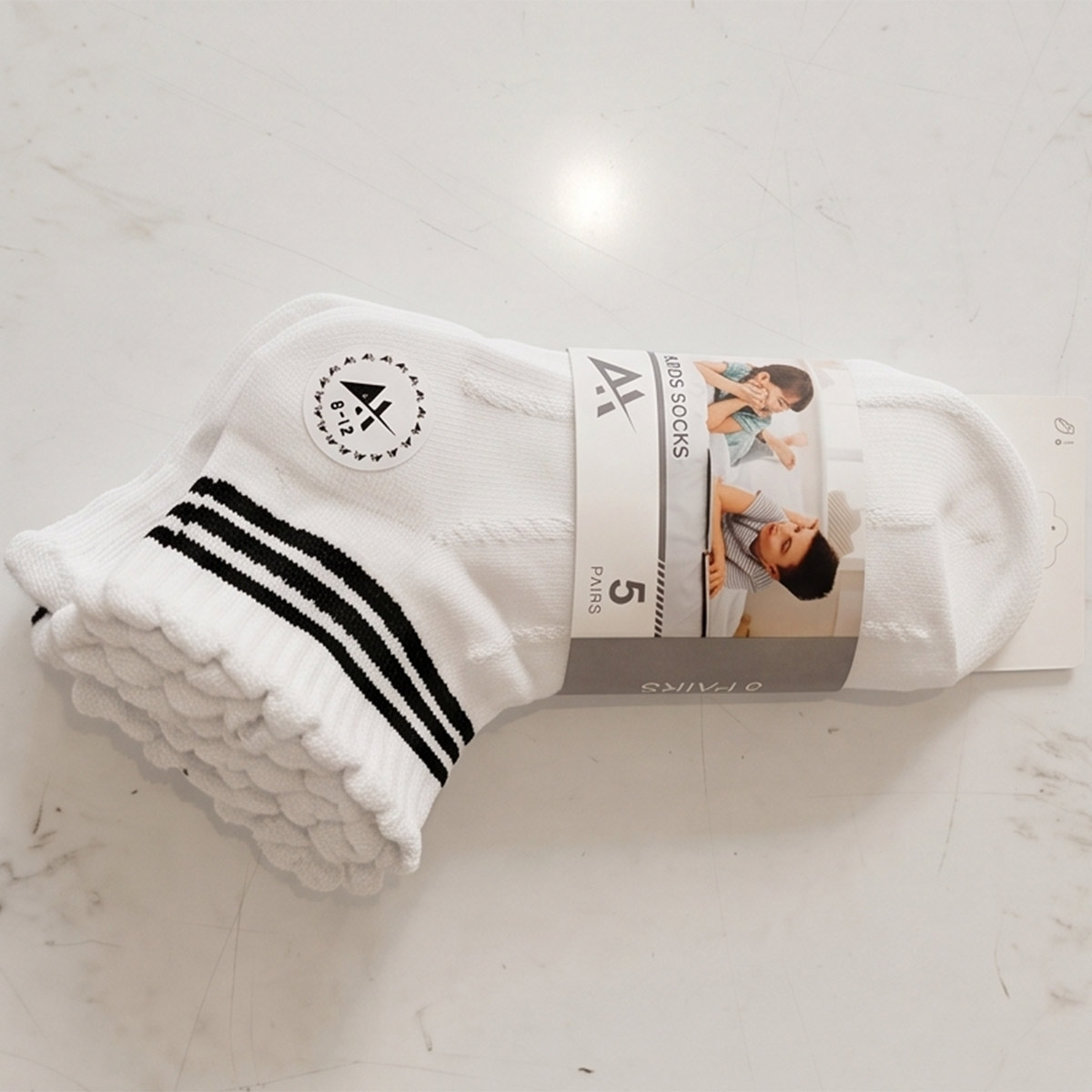 Girls Long Socks Set 5 Piece